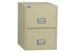 Fireproof Two Drawer Vertical File - 19.875"W x 31"D