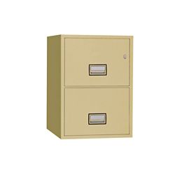 Fireproof Two Drawer Vertical File - 16.875"W x 31"D
