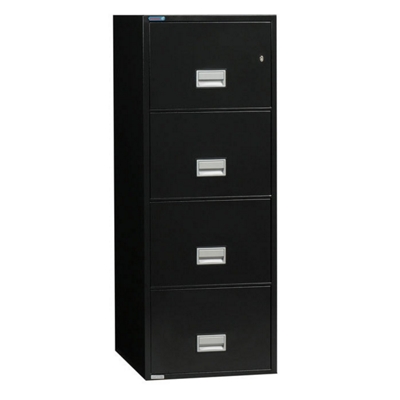Fireproof Four Drawer Vertical File - 19.875"W x 31"D