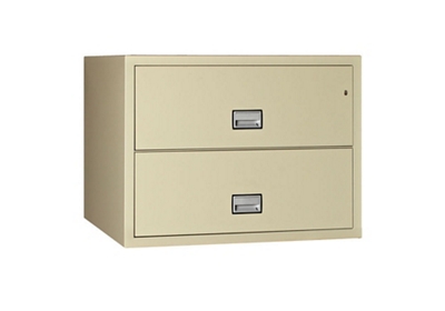 Fireproof Two Drawer Lateral File 38 75 W X 23 5 D By Phoenix Safe Nbf Com