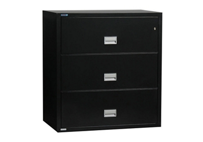 Fireproof Three Drawer Lateral File - 31"W x 23.62"D