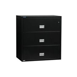 Fireproof Three Drawer Lateral File - 31"W x 23.62"D
