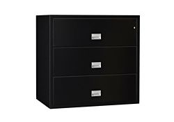 Fireproof Three Drawer Lateral File - 44" W x 23.5" D