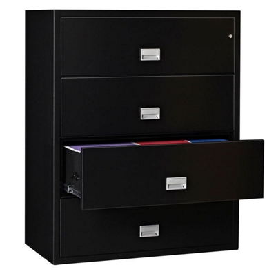 Fireproof Four Drawer Lateral File - 44" W x 23.5" D
