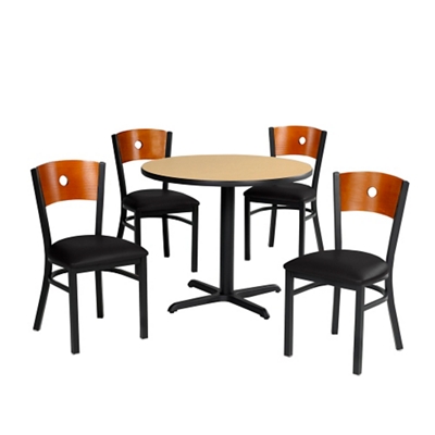 Circle Back Chair & Table Set