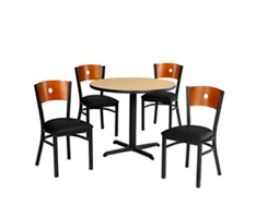 Circle Back Chair & Table Set