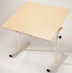 Adjustable Height Work Table with Tilt - 36"W x 30"D