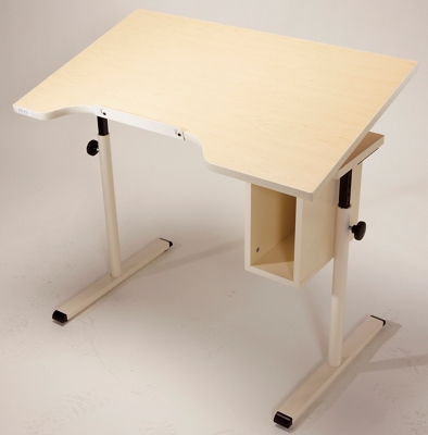 Adjustable Height Student Desk with Tilt - 40"W x 24"D
