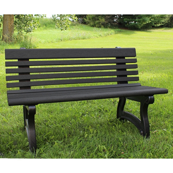 Recycled plastic garden bench discount