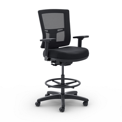 Perspective Mesh Back Stool