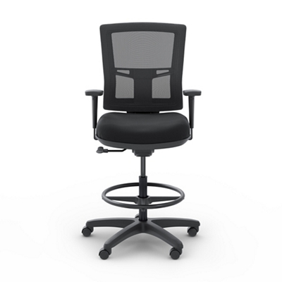 Perspective Mesh Back Stool