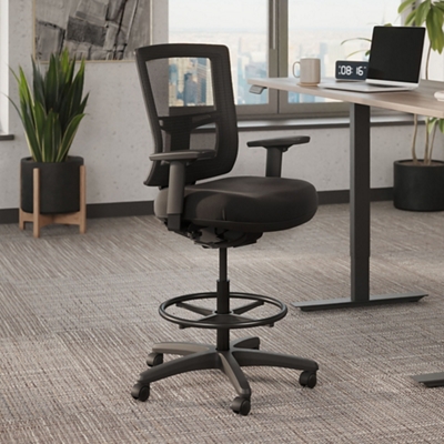 Perspective Mesh Back Stool