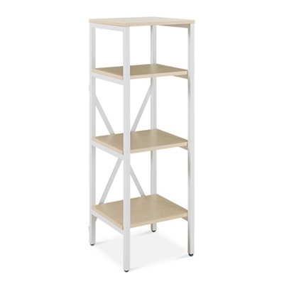 Brite Four Shelf Bookcase - 48" H x 16" W x 16" D