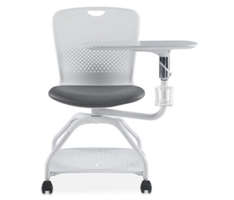 Lesson Armless Swivel Tablet Chair