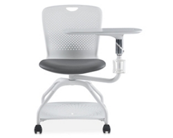 Lesson Armless Swivel Tablet Chair