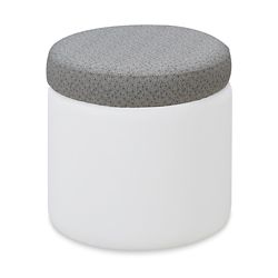 Brite Cushioned Ottoman with Wobbling Base