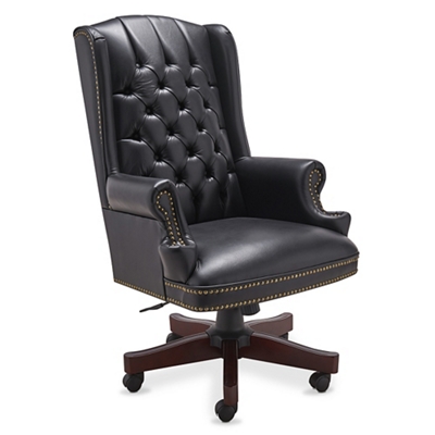McKinley Faux Leather Wing Back Executive Chair