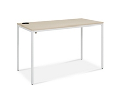 Brite Table Desk - Laminate/Steel - 48"W x 24"D x 30"H