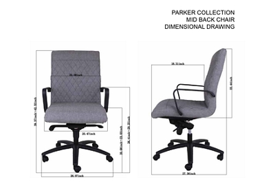 Parker Mid-Back Executive Office Chair