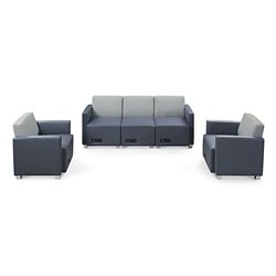 Compass Sofa and Two Armchairs