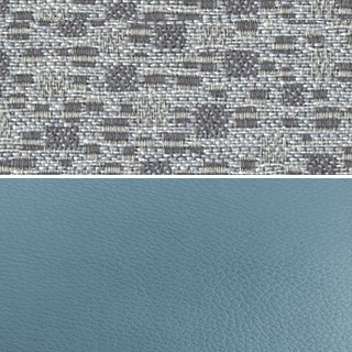 Silver/Blue