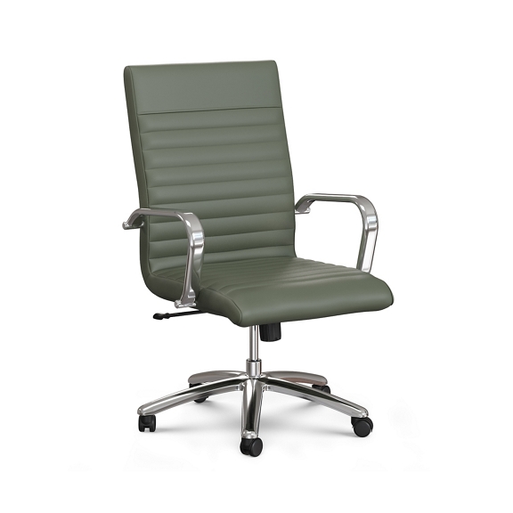 Harper Faux Leather Mid-Back Office Chair