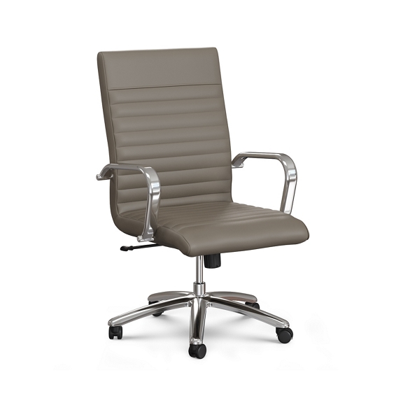 Harper Faux Leather Mid-Back Office Chair