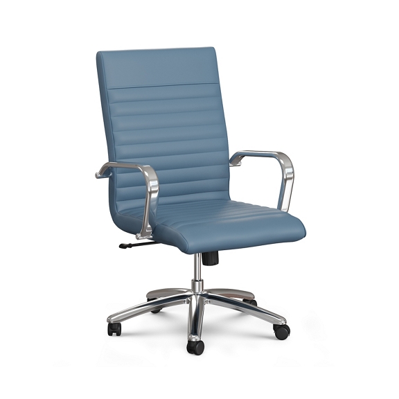 Harper Faux Leather Mid-Back Office Chair