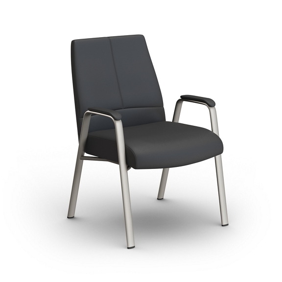 At Work Faux Leather Guest Chair