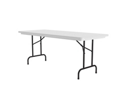 Lightweight Plastic Folding Table - 72"W x 30"D