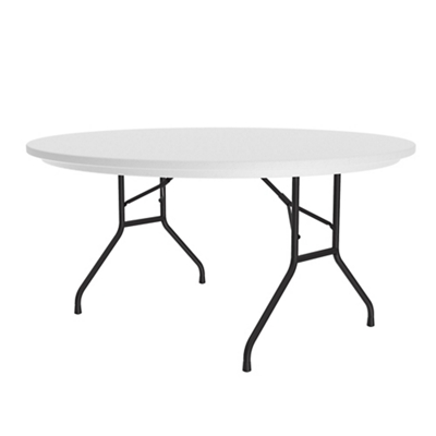 Lightweight Plastic Folding Table - 60"DIA