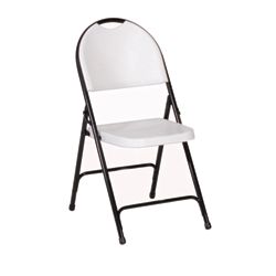 Multi-Use Plastic Folding Chair with metal Frame
