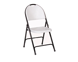 Multi-Use Plastic Folding Chair with metal Frame