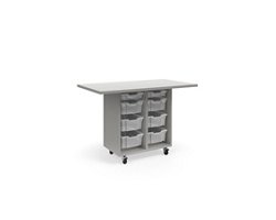 Ruckus Mobile Cubby w/ Totes – 54"W x 30”D x 36”H