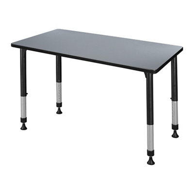 Merit Rectangle Height-Adjustable Table - 42"x24"