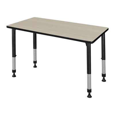 Merit Rectangle Height-Adjustable Table - 42"x30"