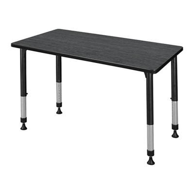 Merit Rectangle Height-Adjustable Table - 48"x24"