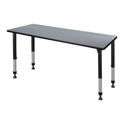 Merit Rectangle Height-Adjustable Table - 66"x24"