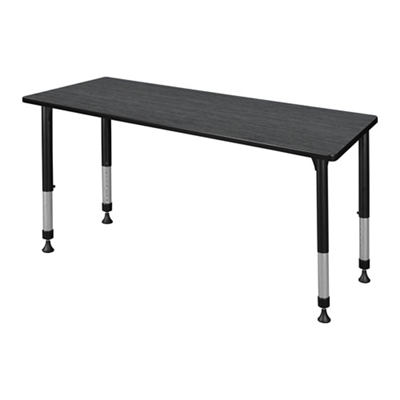 Merit Rectangle Height-Adjustable Table - 66"x30"