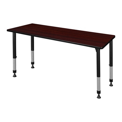 Merit Rectangle Height-Adjustable Table - 72"x24"