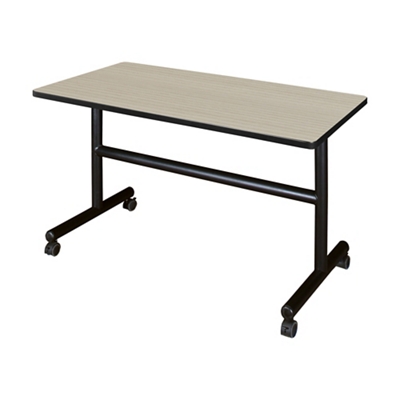 Merit Flip Top Training Table with Casters - 48"W x 24"D