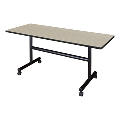 Merit Flip Top Training Table with Casters - 60"W x 24"D