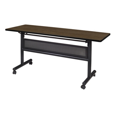 Merit Flip Top Training Table with Casters and Modesty Panel - 60