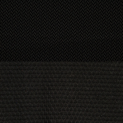 Black Mesh/Black Fabric