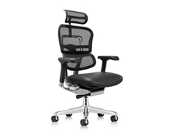 オフィス用品 heco All Mesh Ergonomic Computer Chair with Built-in Coat Hanger