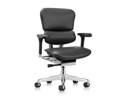 High Back Leather Chair with Headrest