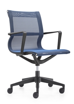 Blue mesh office online chair