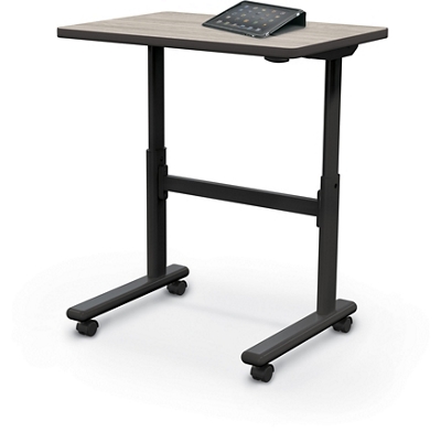 Height-Adjustable Flip-Top Rectangle Desk - 32"W