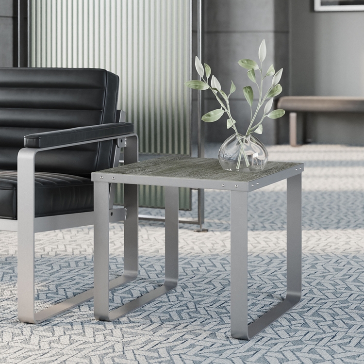【N2 interior】stainless side table Rivet End Table - 20