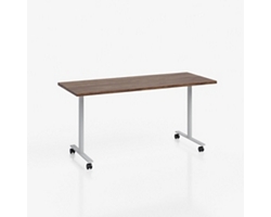 Zook Flip-Top Rolling Mobile Table - 60”W